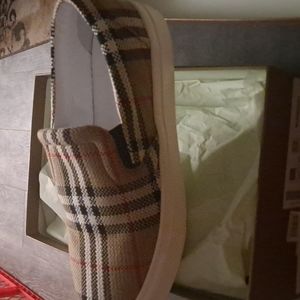 Burberry slip on sneakers